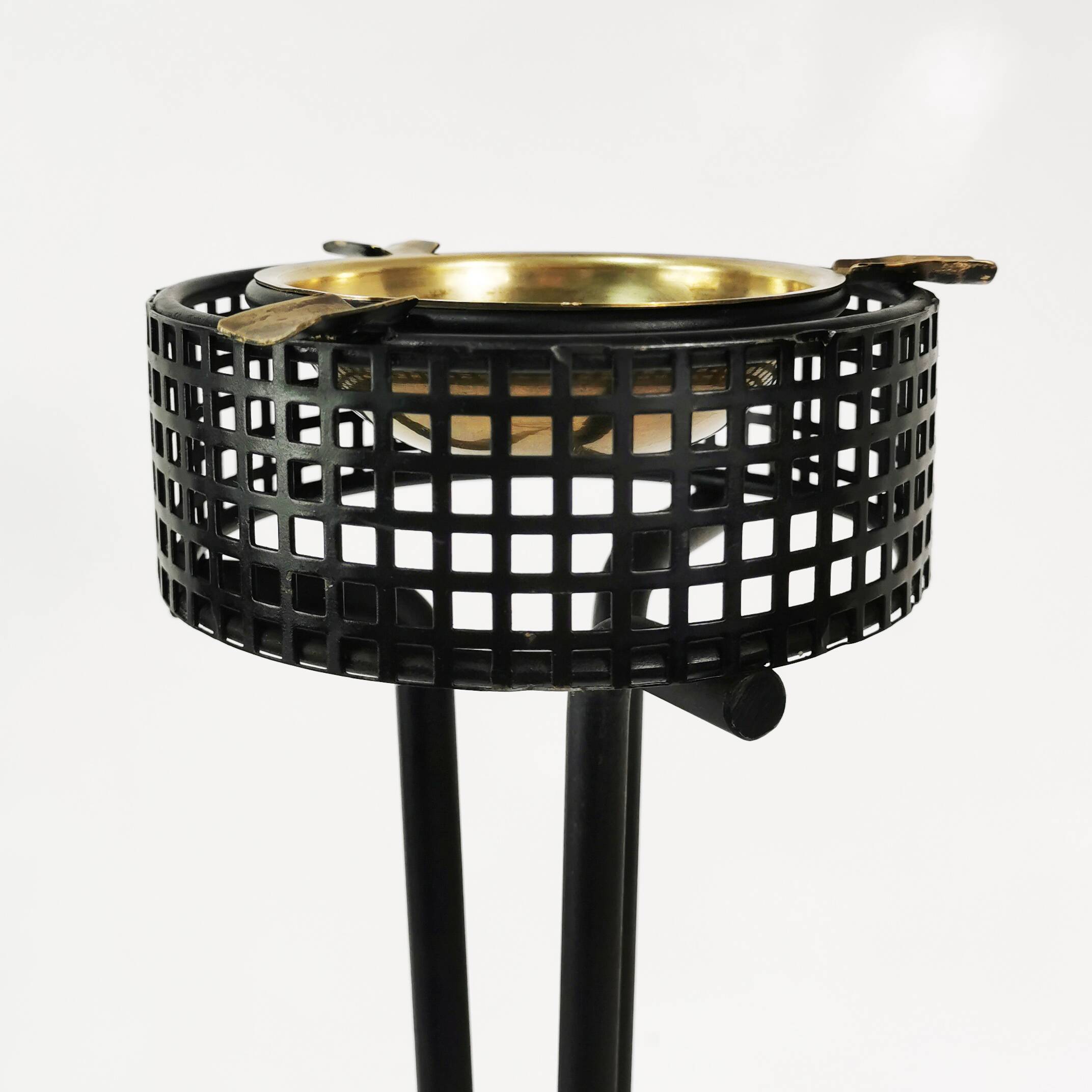 Modernist openwork floor ashtray, Germany, 1970s