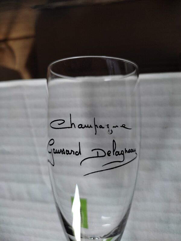 Gaussard champagne flute glasses set of 6