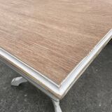Square wooden table