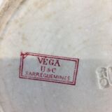 Plat creux ancien Sarreguemines modèle Vega