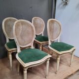 Suite of 4 Louis XVI style chairs