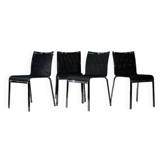 4 chaises Net Chairs de Daniele Molteni pour Bontempi