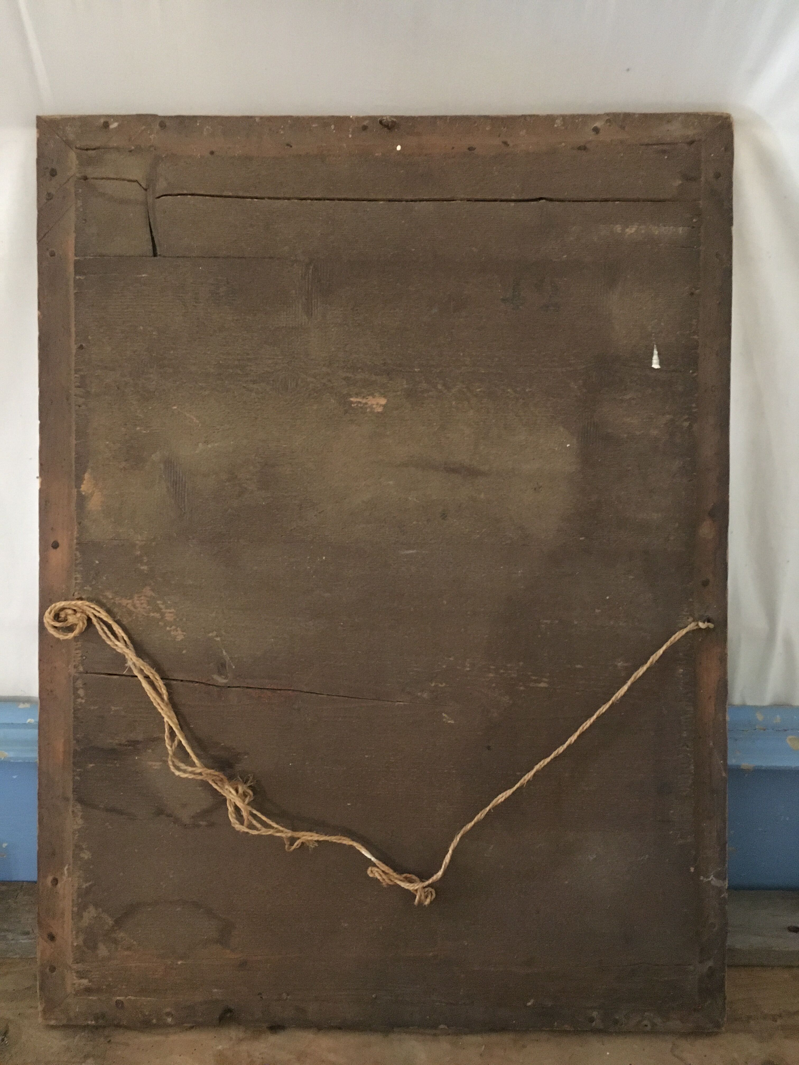 Antique cherry mirror 73x55cm