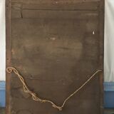 Miroir ancien en merisier 73x55cm