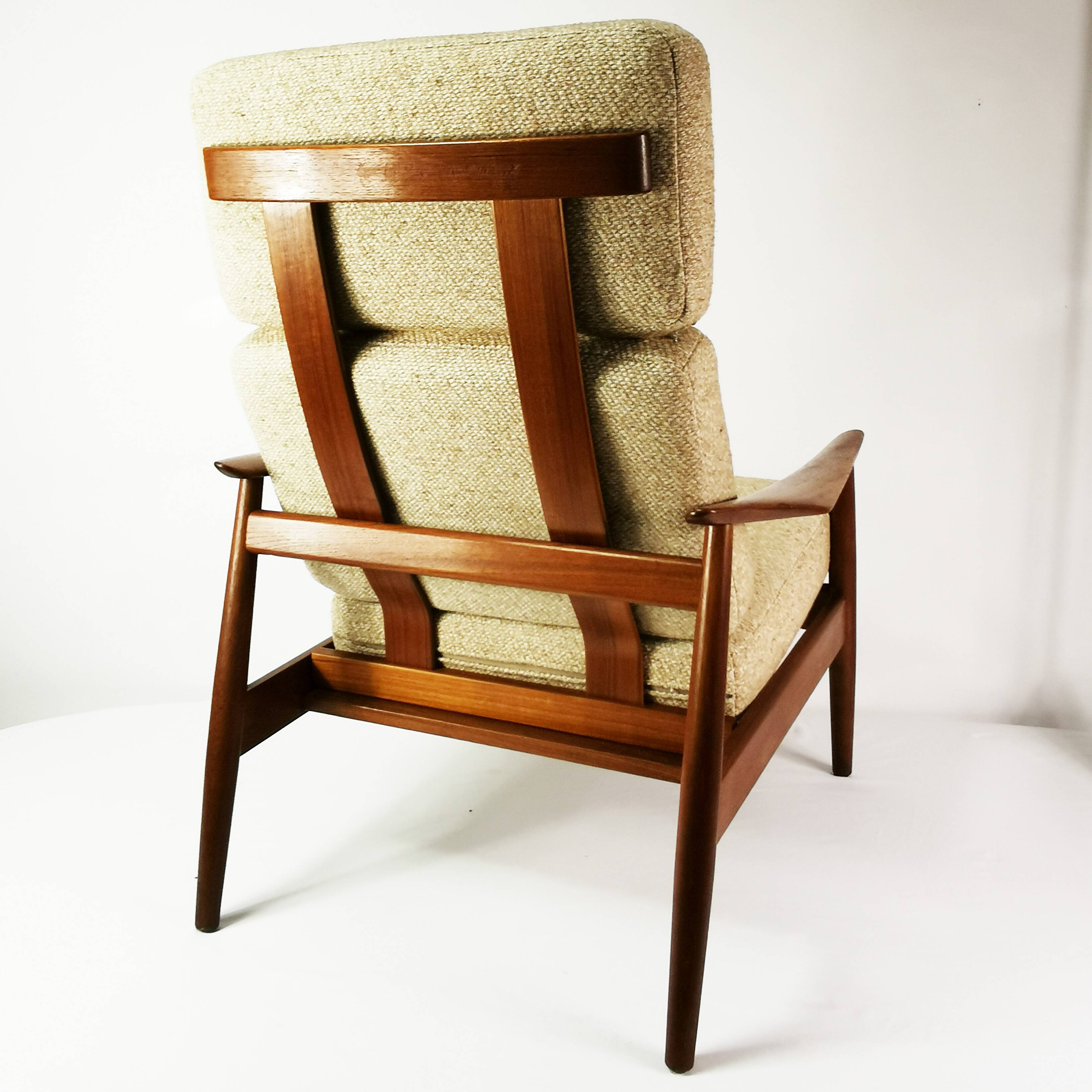 Modernist designer armchair, Cado, designed by Arne Vodder, Denmark, 1960s.
