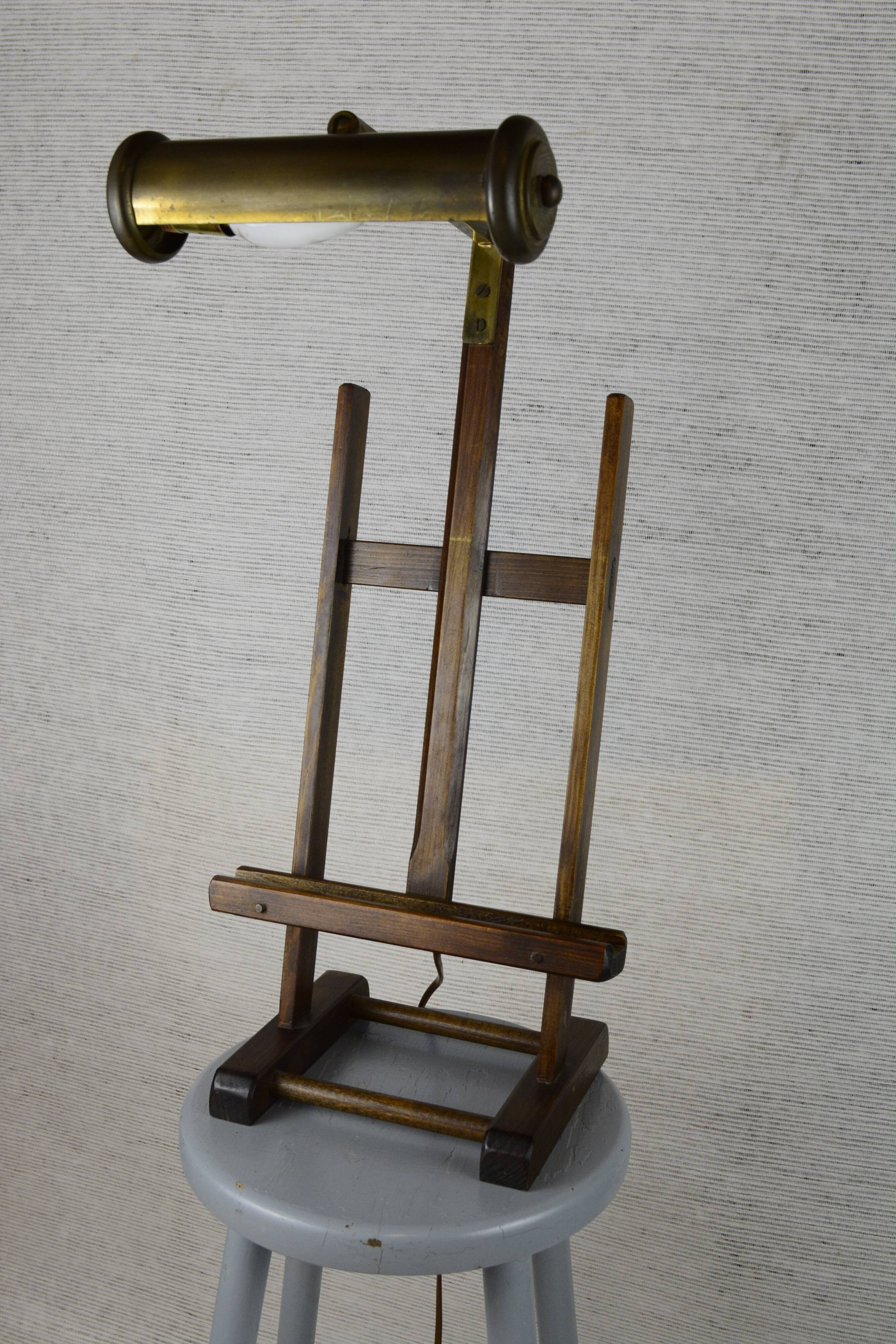 Lampe d'artiste vintage - Chevalet