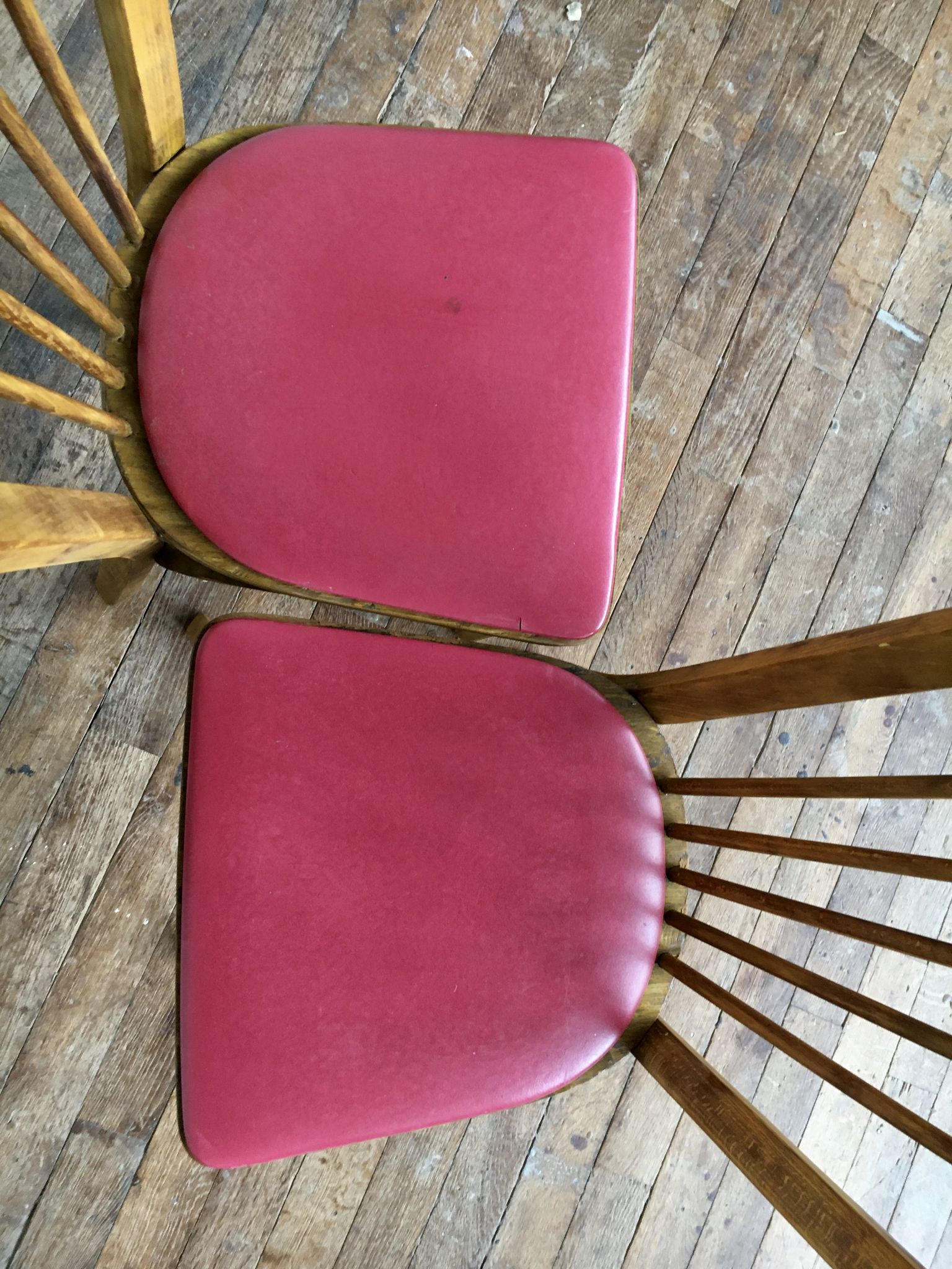 Pair of baumann bistro chairs