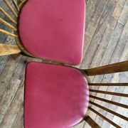 Pair of baumann bistro chairs