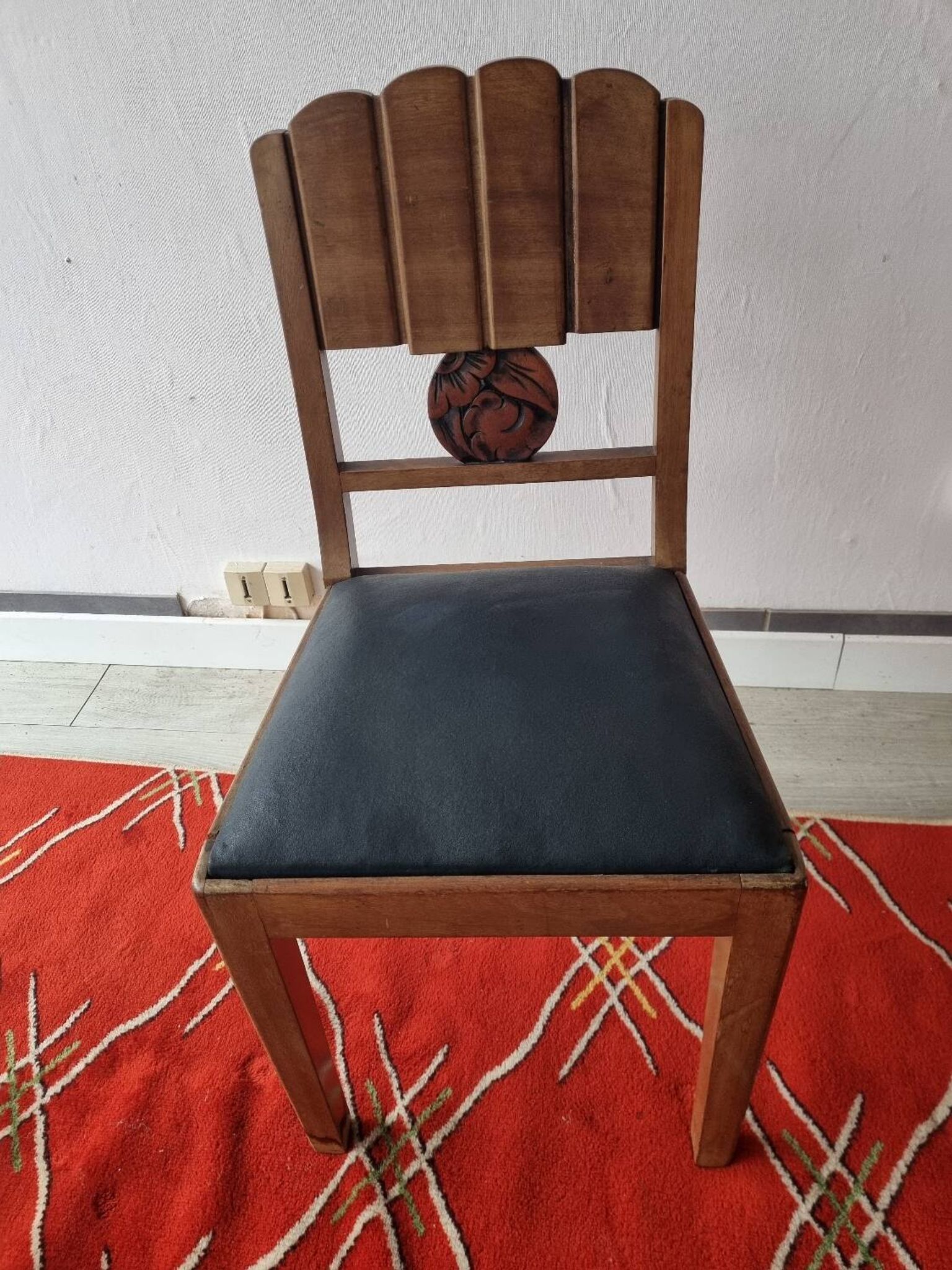 4 chaises Art Déco