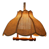 Swedish suspended lamp in bohemian strap.