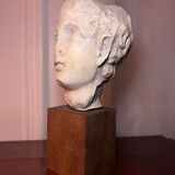 Bust, head of a young man - reproduction from the museum of Sens