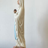 Vierge Marie polychrome 1940/1960.