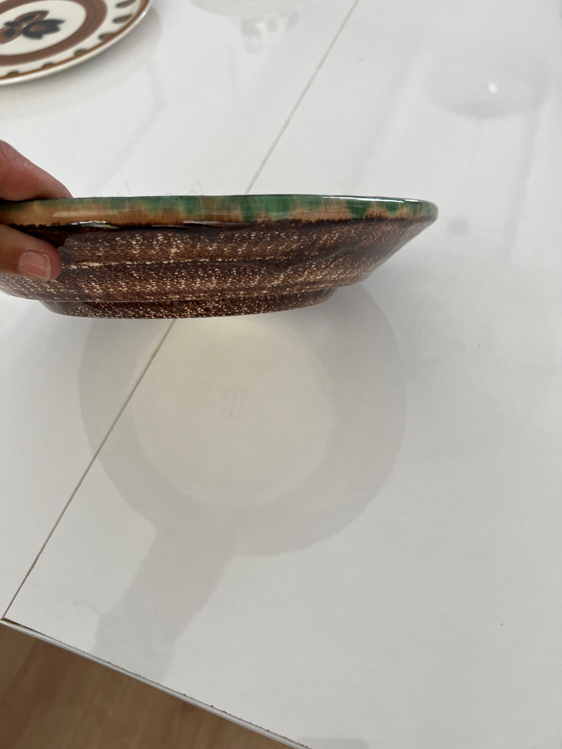 Ceramic dish rene Quillivic Quimper