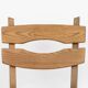 Brutalist lounge chair in solid oak by Dittmann & Co. for AWA Radboud