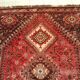 Handmade Persian Shiraz rug 292x220cm