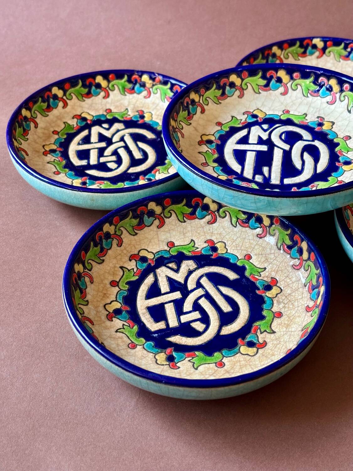 Longwy Enamel Bowls