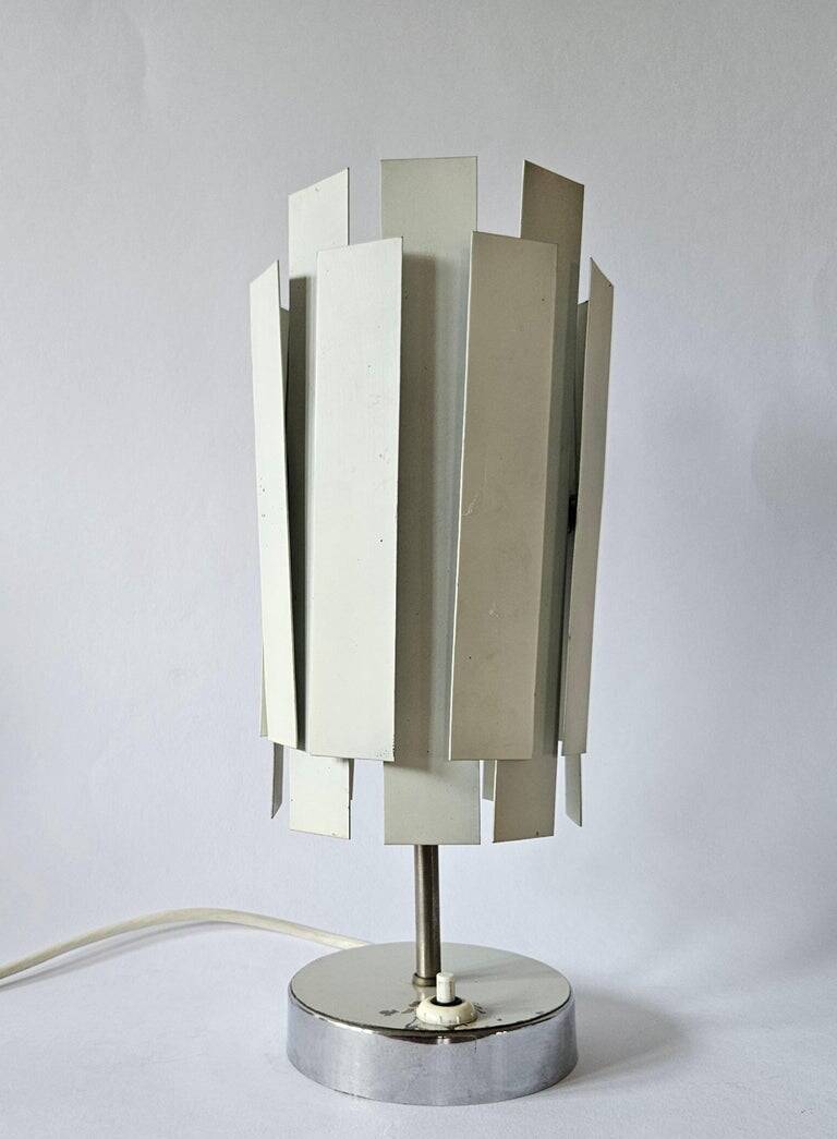 Very rare mid-century table lamp in the style of Max Sauze, France, 1970s