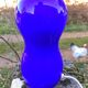 Blue glass lamp - Ikea vintage 1990