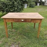 Small oak farm table