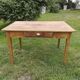 Small oak farm table