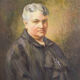 Portrait d’une dame - huile sur toile