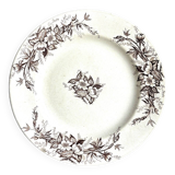 HB&Cie round dish in iron earth