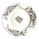 HB&Cie round dish in iron earth