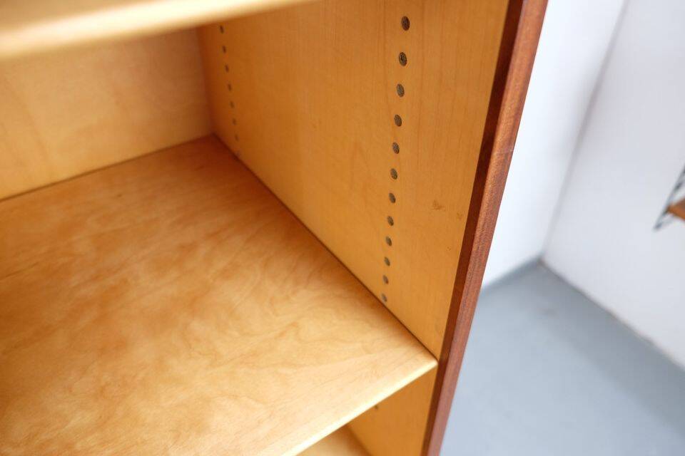 Teak high sideboard in vintage style from the 60s-70s, Vamo style, 60s-70s.