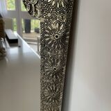 Silver oriental mirror
