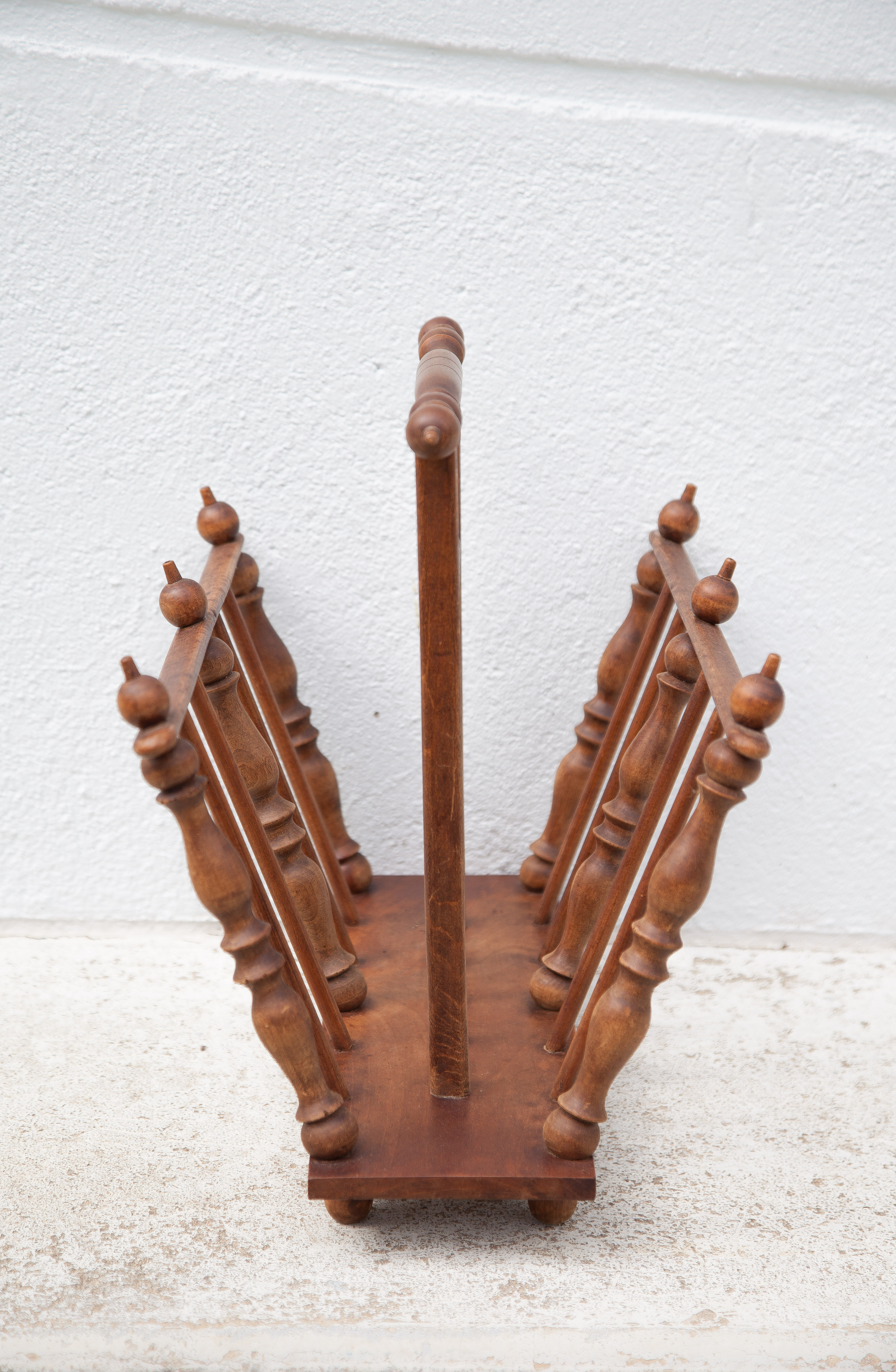 Wood magazine holders, newspaper holders, magazine