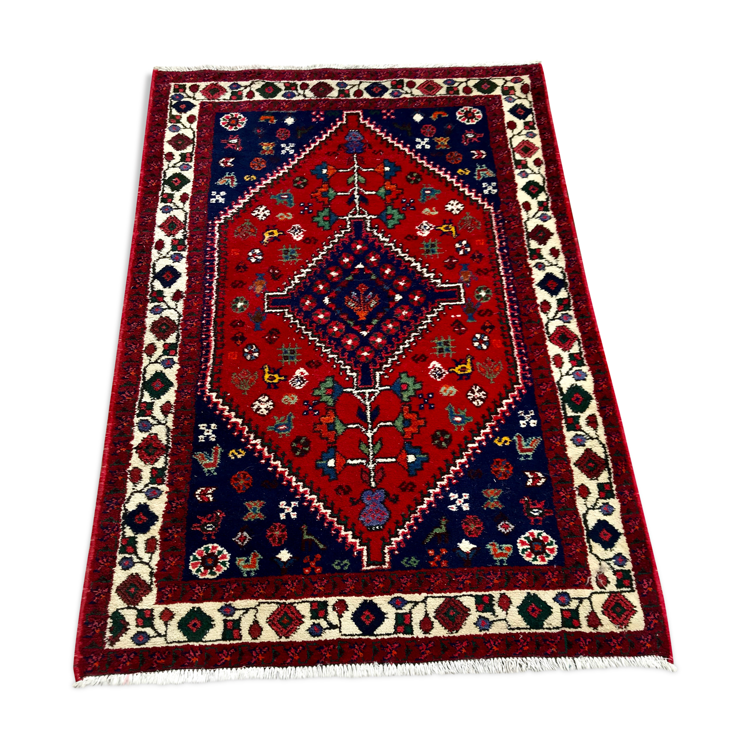 Tapis persan en laine, certifié