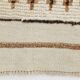 Beige & Brown Classic Turkish Runner Rug, 100x332Cm