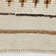 Beige & Brown Classic Turkish Runner Rug, 100x332Cm