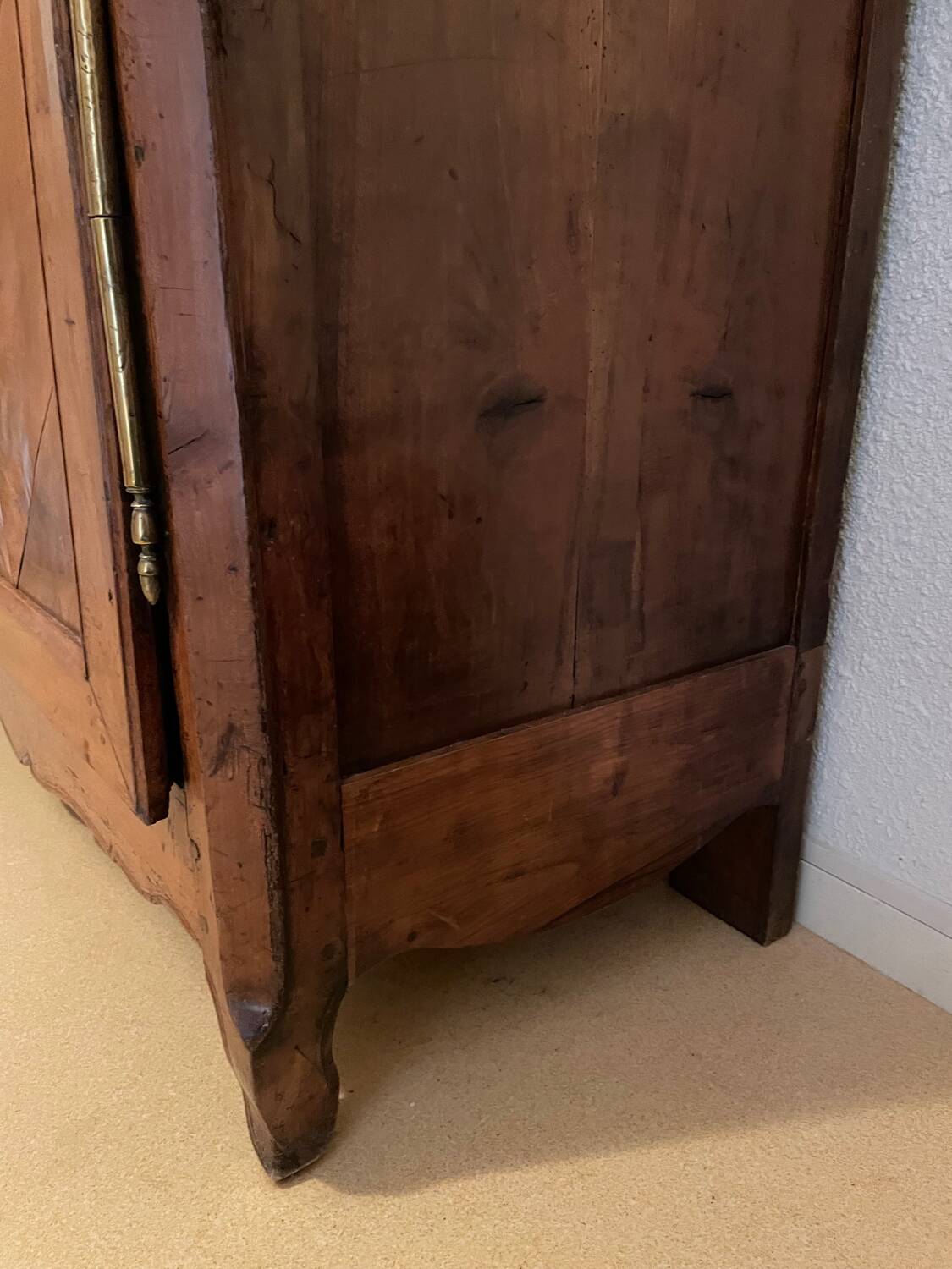 19th-century antique wardrobe
