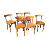 6 chaises baumann vintage