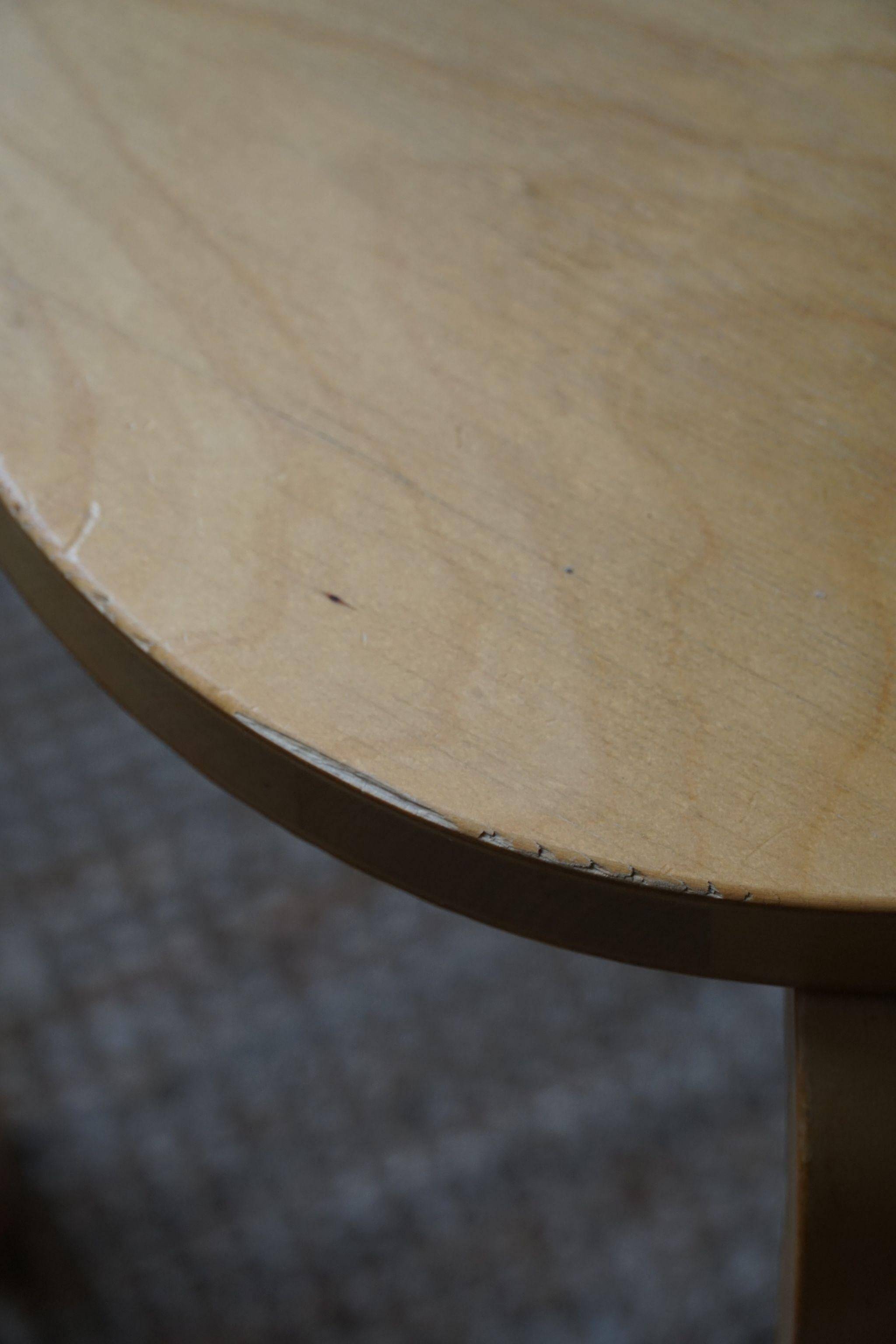 Alvar Aalto, a pair of vintage birch stools, model "60", made by Artek, 1970s.