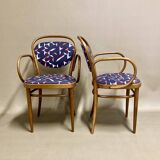 Pair of 1950 armchairs "Design Thonet".