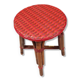 Tabouret bistrot rouge