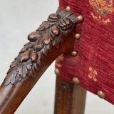 Living room (carved chairs and armchairs) in Louis XIII style