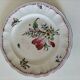 Assiette ancienne Lunéville – décor floral & insecte – vers 1840–1860
