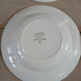 8 assiettes creuses anciennes dépareillées