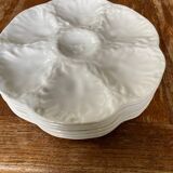 Lot oyster plates