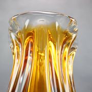 Bohemian art glass vase by Josef Hospodka for Chřibská Glassworks, 1960s