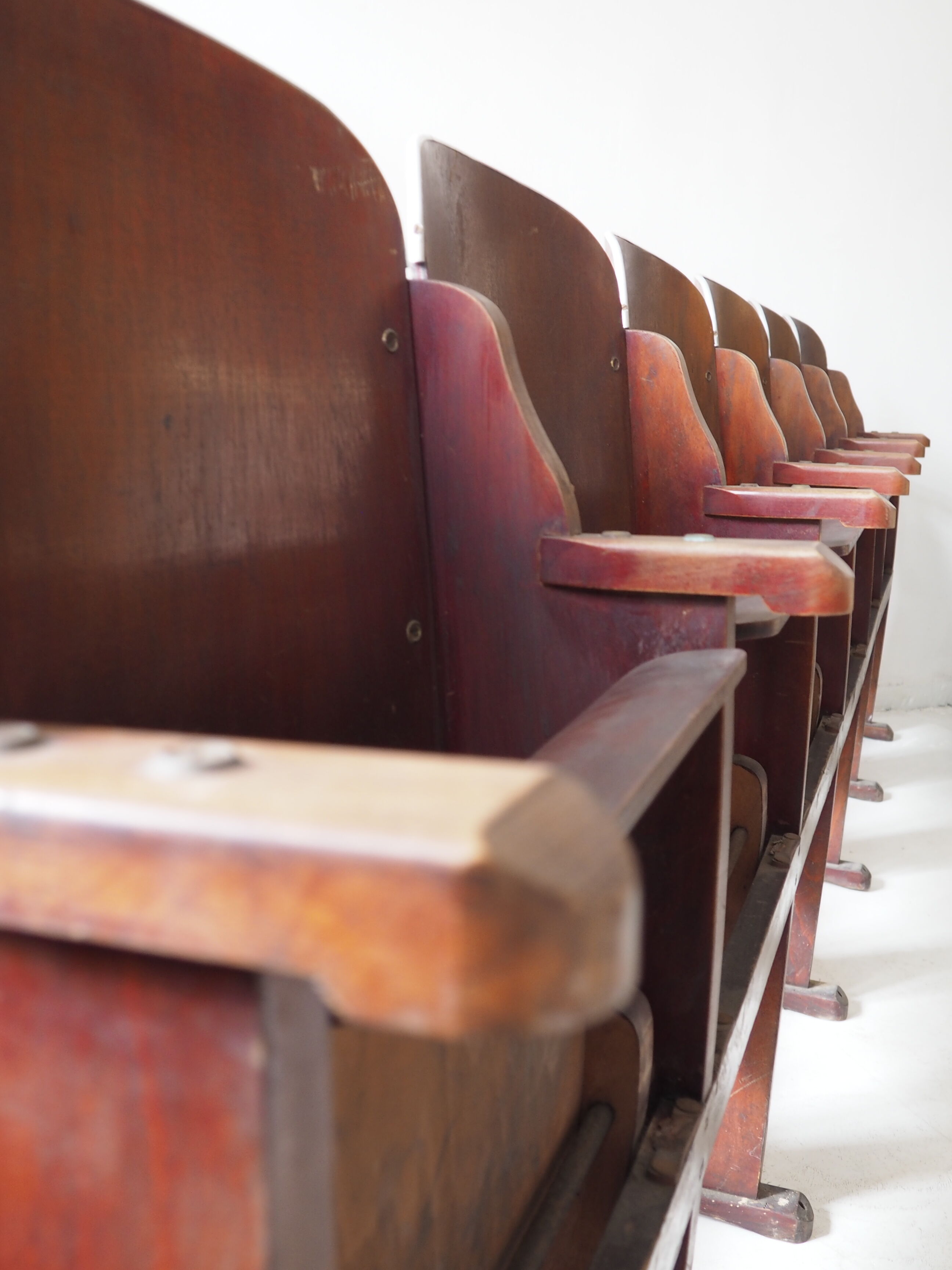 Cinema bench year 50s