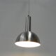 Vintage hanging lamp with aluminum shade