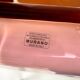 Italian Murano Glass and Brass Modular Linear Chandelier in Pink and Red