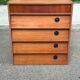 Armoire de rangement à chaussures, commode scandinave en bois, 1970