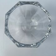 Octagonal glass cup D: 11,5cm