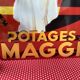Maggi advertising plate in stamped sheet metal - 30 x 40 cm