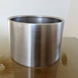 Brushed metal tulip floor lamp vintage 70s